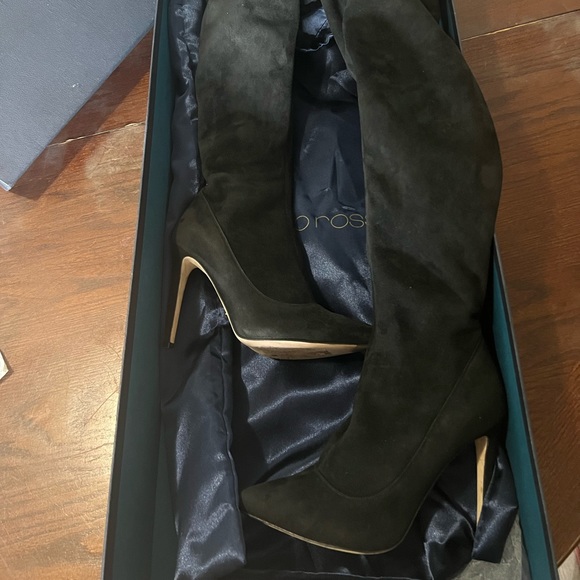 Sergio Rossi Scarps Donna Over The Knee Boots - Picture 3 of 5